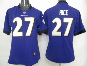 nike women nfl jerseys baltimore ravens #27 ray rice purple