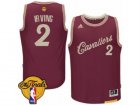 Youth Adidas Cleveland Cavaliers #2 Kyrie Irving Swingman Red 2015-16 Christmas Day 2017 The Finals Patch NBA Jersey