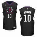 Mens Adidas Los Angeles Clippers #10 Brice Johnson Authentic Black Alternate NBA Jersey