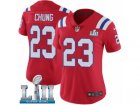 Women Nike New England Patriots #23 Patrick Chung Red Alternate Vapor Untouchable Limited Player Super Bowl LII NFL Jersey