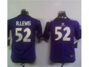 Nike NFL Youth Baltimore Ravens #52 Ray Lewis Purple jerseys