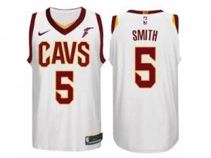 Nike NBA Cleveland Cavaliers #5 J.R. Smith Jersey 2017-18 New Season White Jersey