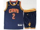 nba Cleveland Cavaliers #2 Kyrie Irvin Blue Revolution 30 Swingman Jerseys Suits