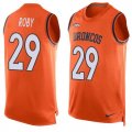 Nike Denver Broncos #29 Bradley Roby Orange Team Color Men Stitched NFL Limited Tank Top Jersey