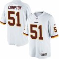 Mens Nike Washington Redskins #51 Will Compton Limited White NFL Jersey