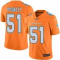 Nike Miami Dolphins #51 Mike Pouncey Orange Mens Stitched NFL Limited Rush Jersey
