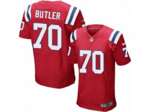 Men Nike New England Patriots #70 Adam Butler Elite Red Alternate NFL Jersey