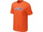 NHL Washington Capitals Big & Tall Logo Orange T-Shirt