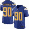 Mens Nike San Diego Chargers #90 Ryan Carrethers Limited Electric Blue Rush NFL Jersey