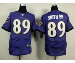 Nike baltimore ravens #89 smithsr purple jerseys[new Elite]