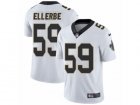 Mens Nike New Orleans Saints #59 Dannell Ellerbe Vapor Untouchable Limited White NFL Jersey