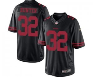 Men\'s Nike San Francisco 49ers #32 Kendall Hunter Limited Black NFL Jersey