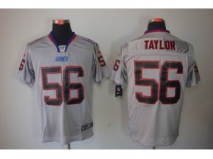 Nike NFL New York Giants #56 Lawrence Taylor grey jerseys[Elite lights out]