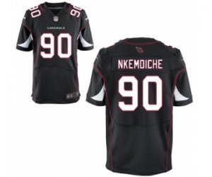 Men\'s Nike Arizona Cardinals #90 Robert Nkemdiche Elite Black Alternate NFL Jersey