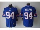 Nike NFL Buffalo Bills #94 Williams Blue Jerseys(Limited)