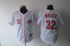 mlb Cincinnati Reds #32 Bruce white[cool base]