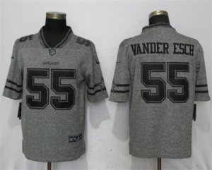 Nike Cowboys #55 Leighton Vander Esch Gray Gridiron Gray Vapor Untouchable