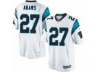 Men's Nike Carolina Panthers #27 Mike Adams Limited White NFL Jersey