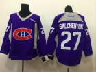 NHL montreal canadiens #27 galchenyuk purple Jerseys
