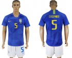 Brazil 5 CASEMIRO Away 2018 FIFA World