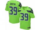 Mens Nike Seattle Seahawks #39 Shaquill Griffin Elite Green Rush NFL Jersey