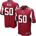 Mens Nike Atlanta Falcons #50 Brooks Reed Game Red Team Color NFL Jersey