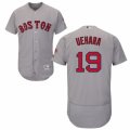 Men's Majestic Boston Red Sox #19 Koji Uehara Grey Flexbase Authentic Collection MLB Jersey