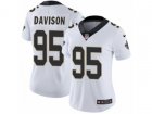 Women Nike New Orleans Saints #95 Tyeler Davison Vapor Untouchable Limited White NFL Jersey