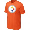 Nike Pittsburgh Steelers Sideline Legend Authentic Logo T-Shirt Orange