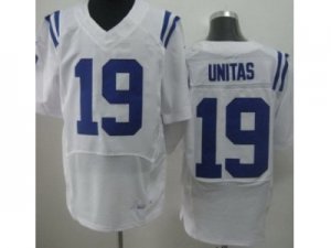 Nike NFL Indianapolis Colts #19 Johnny Unitas white Jerseys[Elite]