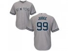 Youth New York Yankees #99 Aaron Judge Grey Cool Base Stitched MLB Jersey