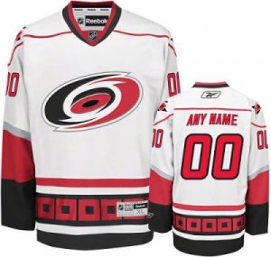 Customized Carolina Hurricanes Jersey White Road Man Hockey