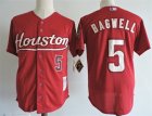 Mens Houston Astros #5 Jeff Bagwell Red Cooperstown Collection Jersey