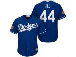 Mens Los Angeles Dodgers #44 Rich Hill 2017 Spring Training Cool Base Stitched MLB Jersey