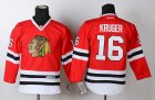 youth nhl chicago blackhawks #16 KRUGER red