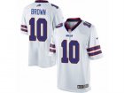 Mens Nike Buffalo Bills #10 Philly Brown Limited White NFL Jersey