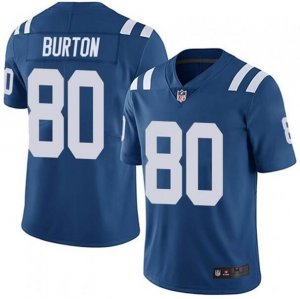 Nike Colts #80 Trey Burton Royal Vapor Untouchable Limited Jersey