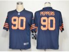 Nike NFL chicago bears #90 peppers blue throwback Game Jerseys