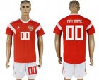 Russia Home 2018 FIFA World Cup Mens Customized Jersey