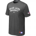 Toronto Blue Jays D.Grey Nike Short Sleeve Practice T-Shirt