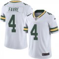 Nike Green Bay Packers #4 Brett Favre White Mens Stitched NFL Limited Rush Jersey
