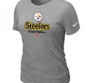 Women Pittsburgh Steelers L.Grey T-Shirt