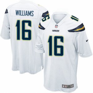 Mens Nike San Diego Chargers #16 Tyrell Williams Game White NFL Jersey