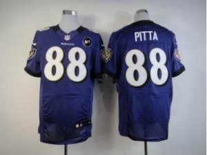 Nike Baltimore Ravens #88 pitta purple jerseys[Elite Art Patch]