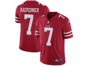 Mens Nike San Francisco 49ers #7 Colin Kaepernick Vapor Untouchable Limited Red Team Color NFL Jersey