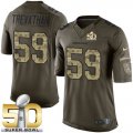 Nike Denver Broncos #59 Danny Trevathan Green Super Bowl 50 Men's Stitched NFL Limited Jersey