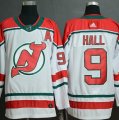 Devils #9 Taylor Hall White Alternate Breakaway Adidas