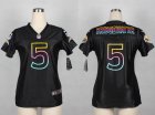 Nike women Minnesota Vikings #5 Bridgewater black jerseys[nike fashion]
