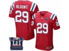 Mens Nike New England Patriots #29 LeGarrette Blount Elite Red Alternate Super Bowl LI Champions NFL Jersey