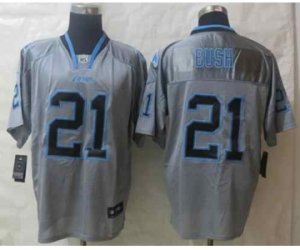 Nike jerseys detroit lions #21 bush grey[Elite lights out]